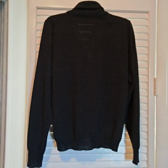 Neiman Marcus Men's Merino wool/Acrylic shawl collar cardigan Size Medium - Picture 5 of 5